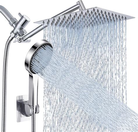 Hoomic Rain Dual Shower Head 1 75 Gpm Gpm Wayfair