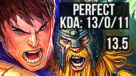 Garen Vs Olaf Top 13 0 11 Legendary 400 Games Kr Grandmaster