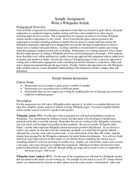 (PDF) Wikipedia Article (Writing Assignment) | Eric Hood - Academia.edu