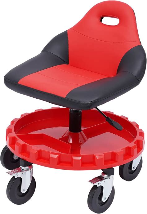 Amazon Duibaii Rolling Shop Stool For Garage With Casters