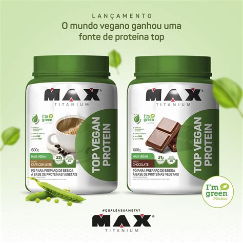 Max Titanium lança top vegan protein BHB Food