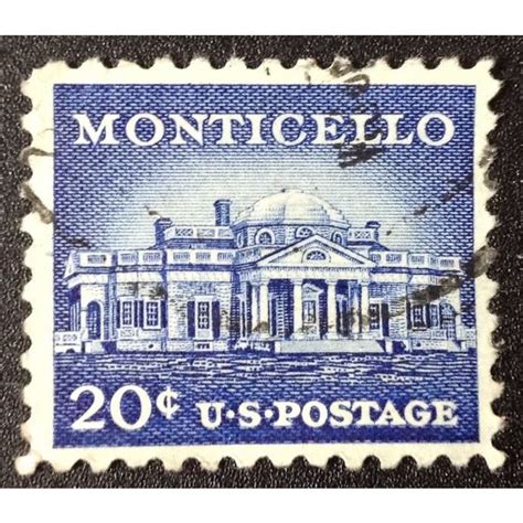 Us Stamp Used C Montecello On Ebid United States