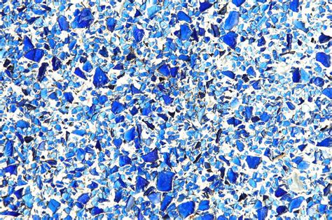 Floor with rblue pebble mosaic — Stock Photo © Virynchuk #7128944