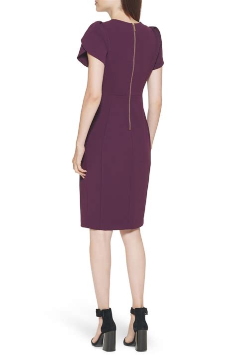 Calvin Klein Tulip Sleeve Sheath Dress Nordstromrack