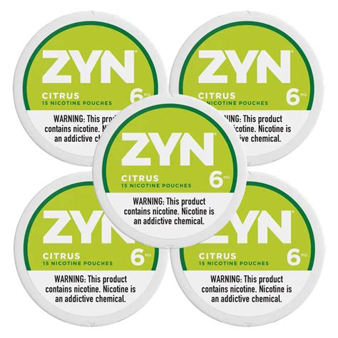 Zyn Tobacco Free Nicotine Pouches 6mg Smooth Leaf