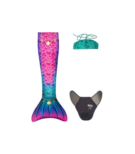 Conjunto Cola De Sirena Con Monoaleta Y Sujetador Xs Star Cj S Xs Xs