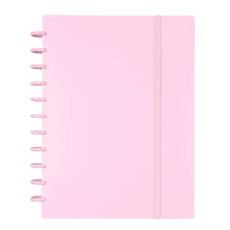 Caderno Ingeniox A4 100 folhas extraíveis tira e põe Pautado rosa