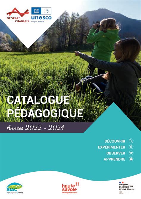 Calaméo Catalogue pédagogique Geoparc Chablais