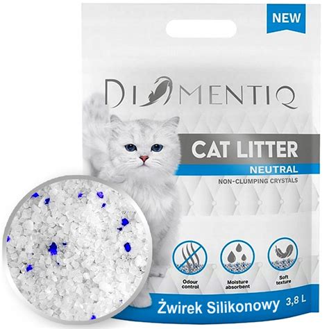 Żwirek silikonowy dla kota DIAMENTIQ Neutral 3 8L 13922608401 Allegro pl