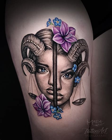 Girly Aries Tattoo