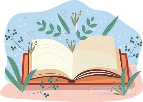 Open Book Clip Art - Open Book Image - Clip Art Library