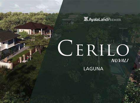 Cerilo Nuvali Corner Lot Ayala Land Premier Property For Sale Lot