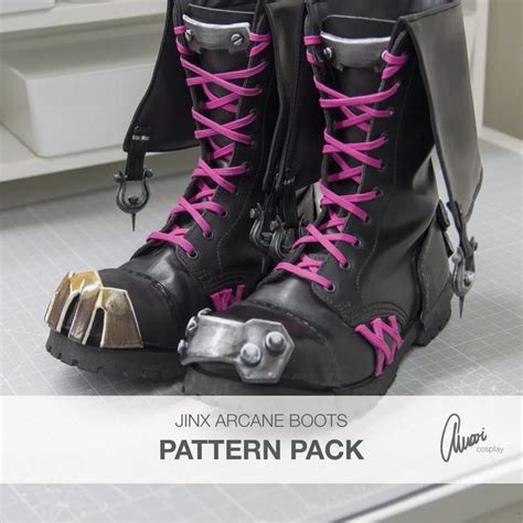 Jinx Boot Armor Pattern Pack For Jinx Arcane Cosplay Etsy Cosplay