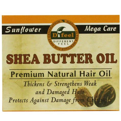 Difeel Premium Natural Shea Butter Hair Oil 25oz 3 Pack Nourishing Treatment For Hair