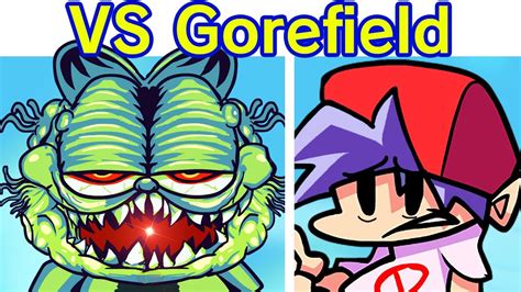 Friday Night Funkin' VS Gorefield FULL WEEK + Ending (FNF Mod/Hard) (Garfield Gameboy'd ...