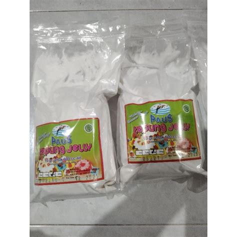 Jual Paus Tepung Jelly 1kg Jeli Bubuk Shopee Indonesia