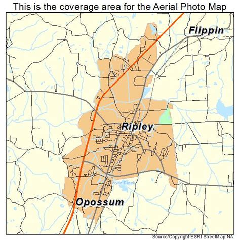 Aerial Photography Map of Ripley, TN Tennessee