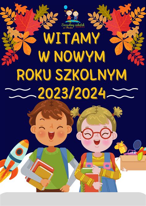 Witamy W Nowym Roku Szkolnym Przedszkole Nr W P Ocku