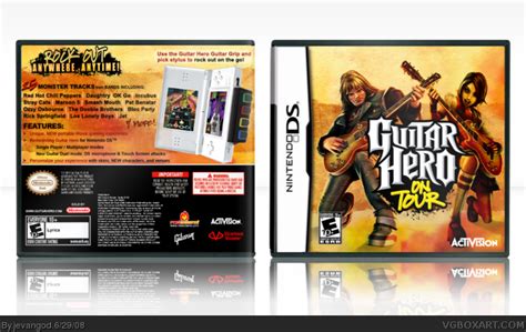 Guitar Hero On Tour Nintendo DS Box Art Cover by jevangod