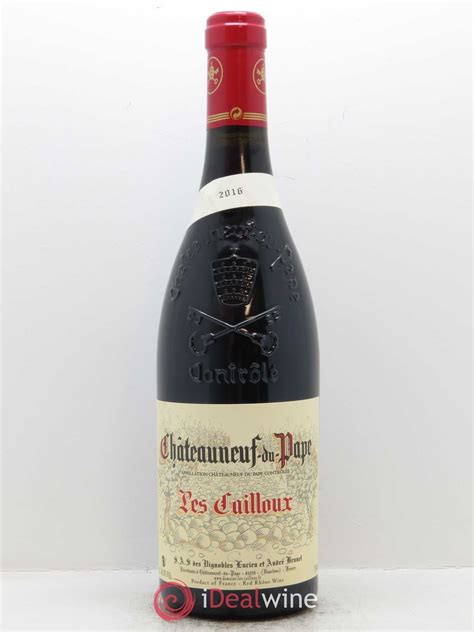 Acheter Châteauneuf Du Pape Les Cailloux André Brunel 2016 Lot 5401