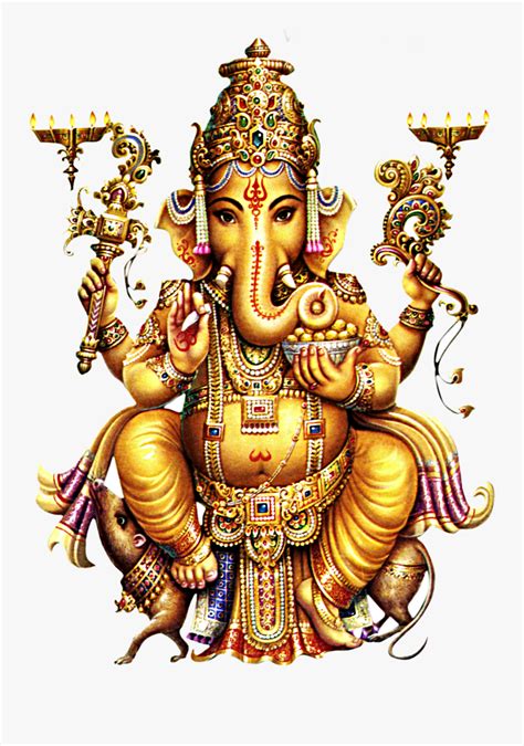 Lord Vinayaka Png Lord Ganesha Free Transparent Clipart Clipartkey