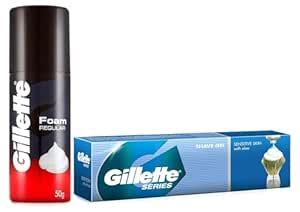 Gillette Sensitive Pre Shave Gel Tube Gm Classic Regular Pre