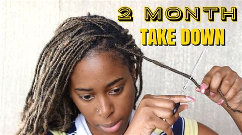 2 Month Goddess Locs Take Down Youtube