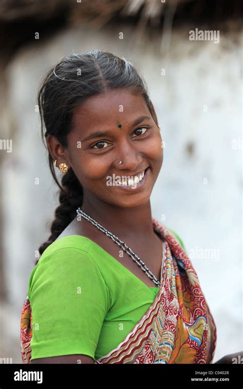 Woman Andhra Pradesh South India Stock Photo Alamy