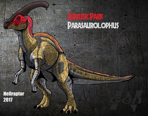 Jurassic Park: Parasaurolophus ( new art! ) by Hellraptor on DeviantArt ...