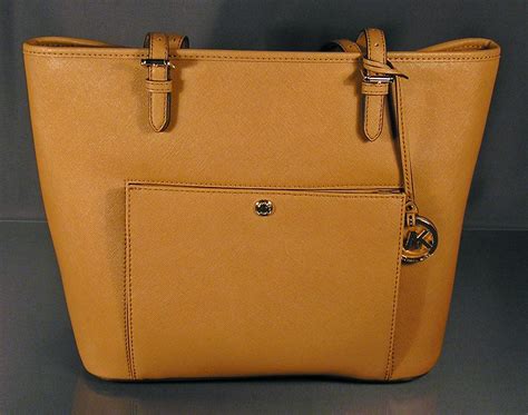 Michael Kors Shopper Handtasche Saffiano Leder Braun Acorn X X Cm