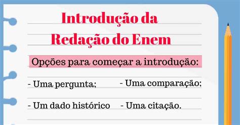 Como Fazer Uma Boa Introdu O De Reda O Para O Enem E Vestibulares