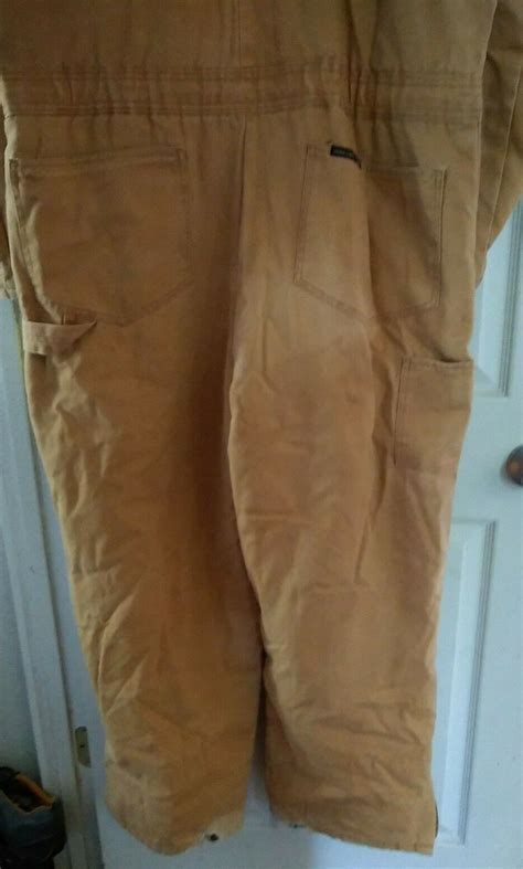 Walls Zero Zone Coveralls Xl Regular Quilt Lined Duck Gem