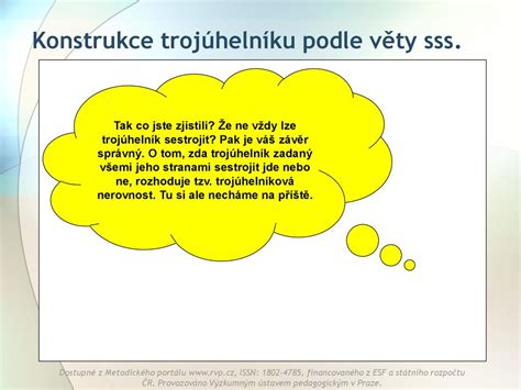 Konstrukce Troj Heln Ku Ppt St Hnout