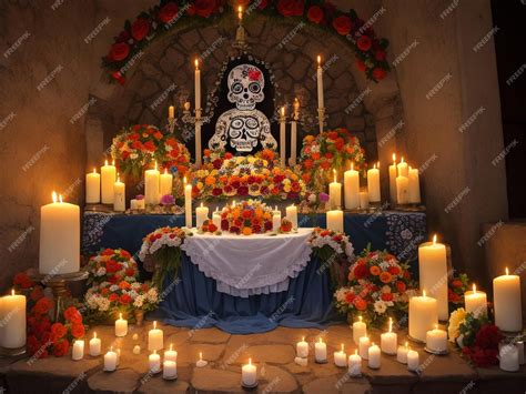 Premium AI Image | altar of the dead in Mexico