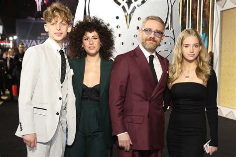 Martin Freeman with Kids at 'Black Panther: Wakanda Forever' Premiere