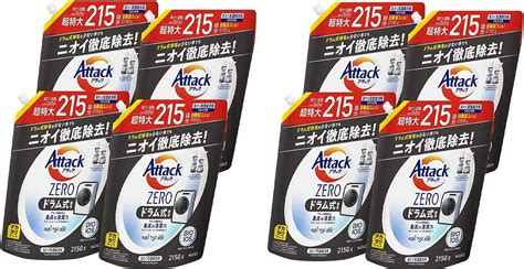 Jp 【jp限定】 ケース販売 デカラクサイズアタックzero 洗濯洗剤 液体 アタック液体史上