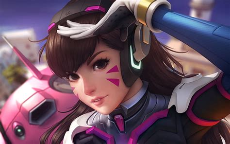 Dva Overwatch Artwork 4K 아트 워크 오버 워치 Dva HD 배경 화면 Wallpaperbetter