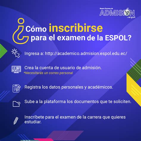 Espol On Twitter El Nuevo Proceso De Admisi N A La Espol Est Por