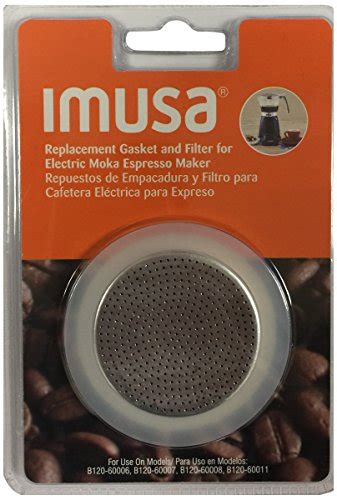 Imusa Usa Replacement Gasket And Filter For Imusa Electric Moka Espresso Maker Grill Parts America