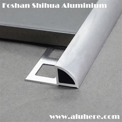 Aluminium Quarter Round Chrome Edge Tile Trim CDS