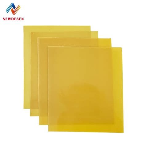 Yellow Epoxy Resin Fibre Glass Insulation Laminated Plate