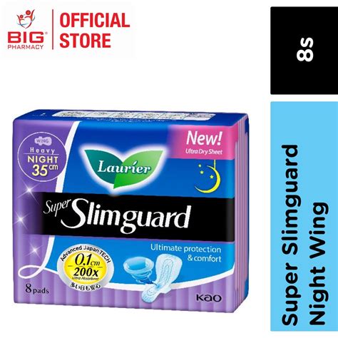 Laurier Super Slimguard Night Wing 35cm 8s Shopee Malaysia