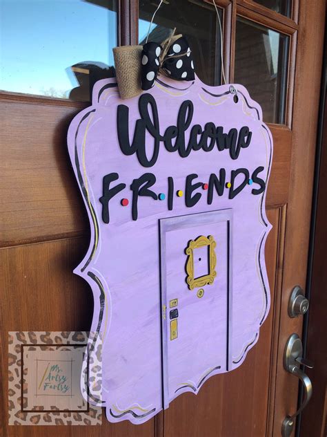 Excited To Share This Item From My Etsy Shop Friends Door Hanger