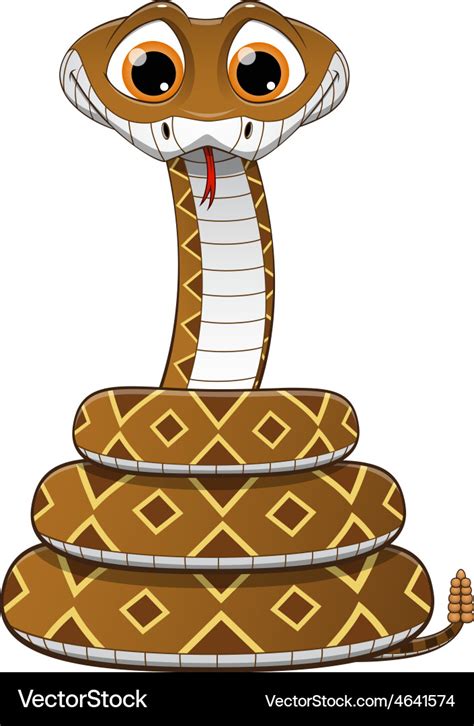 A Rattlesnake Royalty Free Vector Image Vectorstock