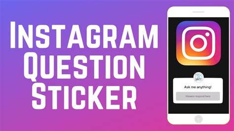 How To Use Instagram Story Question Sticker 2024 YouTube