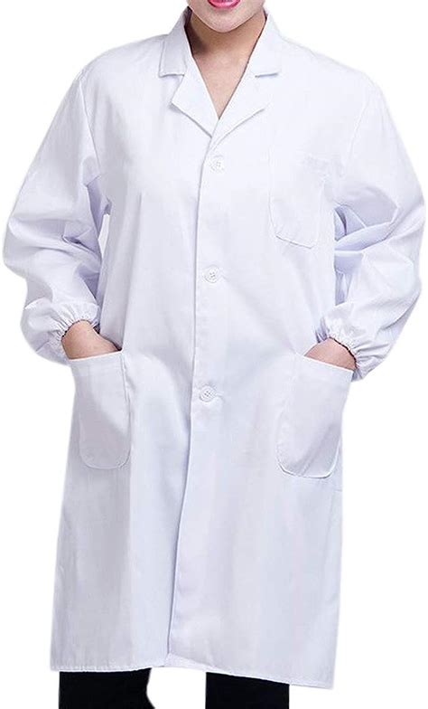 Cicilin Blouse de Laboratoire Blouse de Médecin pour Femme Homme