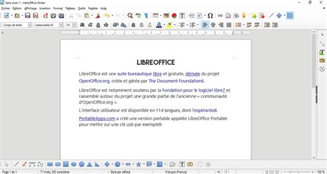 Télécharger LibreOffice 6 2 0 gratuitement pour Windows Linux macOS