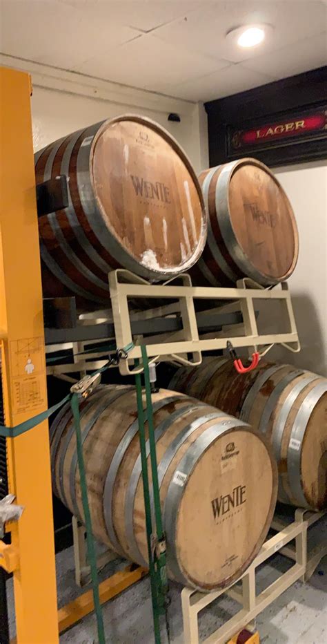 Stacking barrels isn’t as fun as it sounds : r/TheBrewery