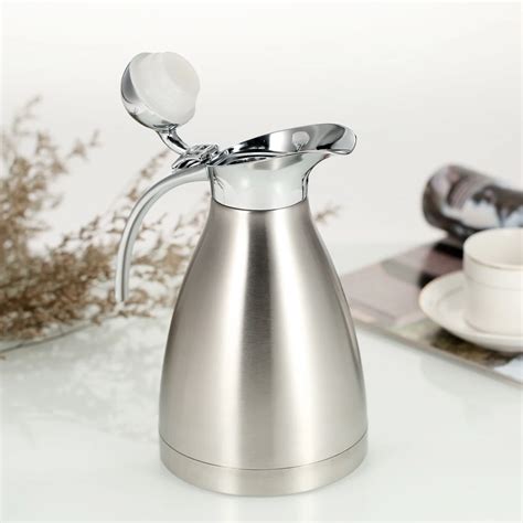 1L 1 5L 2L Double Wall Stainless Steel Vacuum Carafe Coffee Pot Vacuum