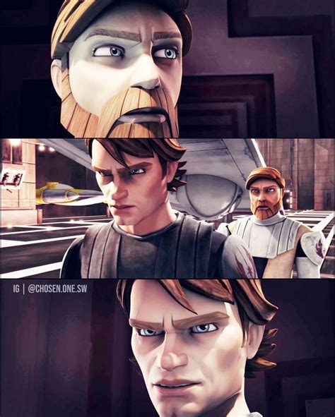 The Star Wars Characters Are Depicted In Three Different Pictures Each